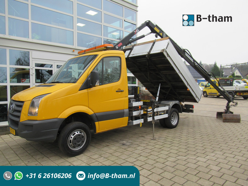 Volkswagen Crafter 50 2.5TDI 80KW HIAB 033 B-2 + Kipper Tipper - Truk jungkit, Truk derek: gambar 1 Volkswagen Crafter 50 2.5TDI 80KW HIAB 033 B-2 + Kipper Tipper - Truk jungkit, Truk derek: gambar 1