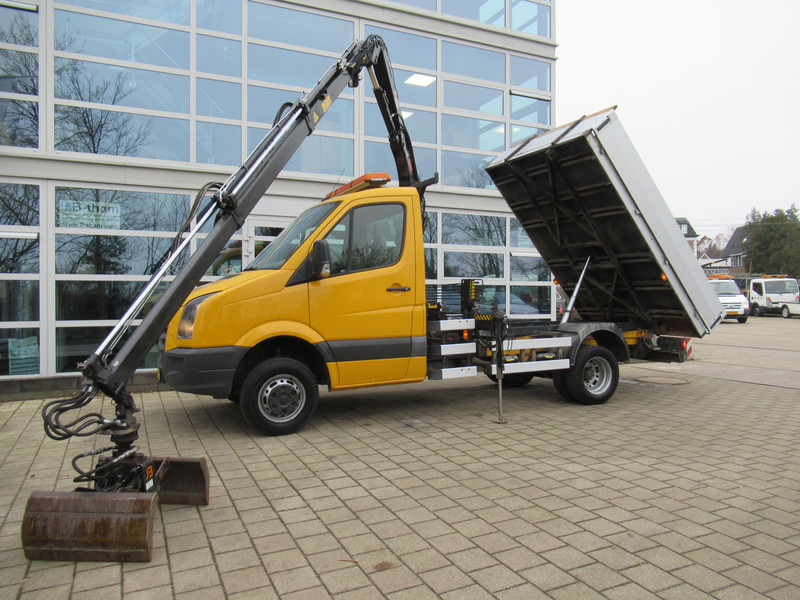 Volkswagen Crafter 50 2.5TDI 80KW HIAB 033 B-2 + Kipper Tipper - Truk jungkit, Truk derek: gambar 3 Volkswagen Crafter 50 2.5TDI 80KW HIAB 033 B-2 + Kipper Tipper - Truk jungkit, Truk derek: gambar 3