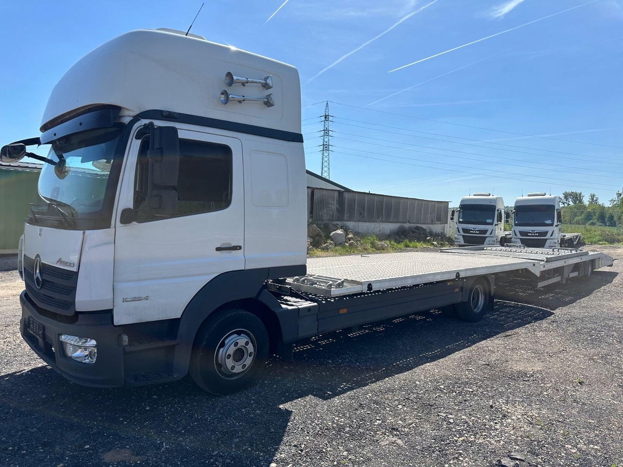 Mercedes-Benz Atego 1024 Flachzug 2-Bett Winde VDI2700 - Truk pengangkut mobil: gambar 1 Mercedes-Benz Atego 1024 Flachzug 2-Bett Winde VDI2700 - Truk pengangkut mobil: gambar 1