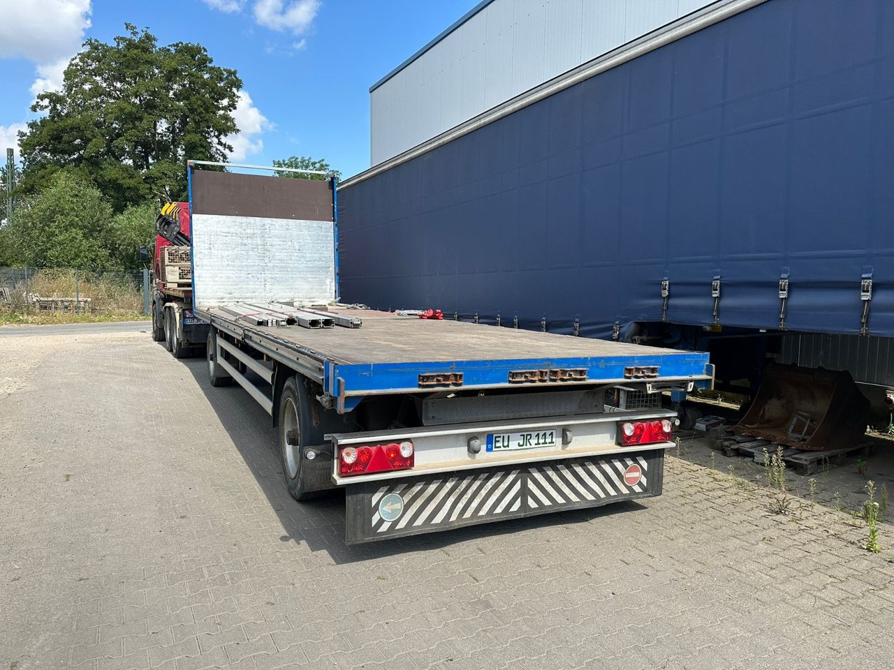 Meuser Plattform Anhänger/ 9m/Luft/11.000Kg - Trailer flatbed: gambar 3 Meuser Plattform Anhänger/ 9m/Luft/11.000Kg - Trailer flatbed: gambar 3