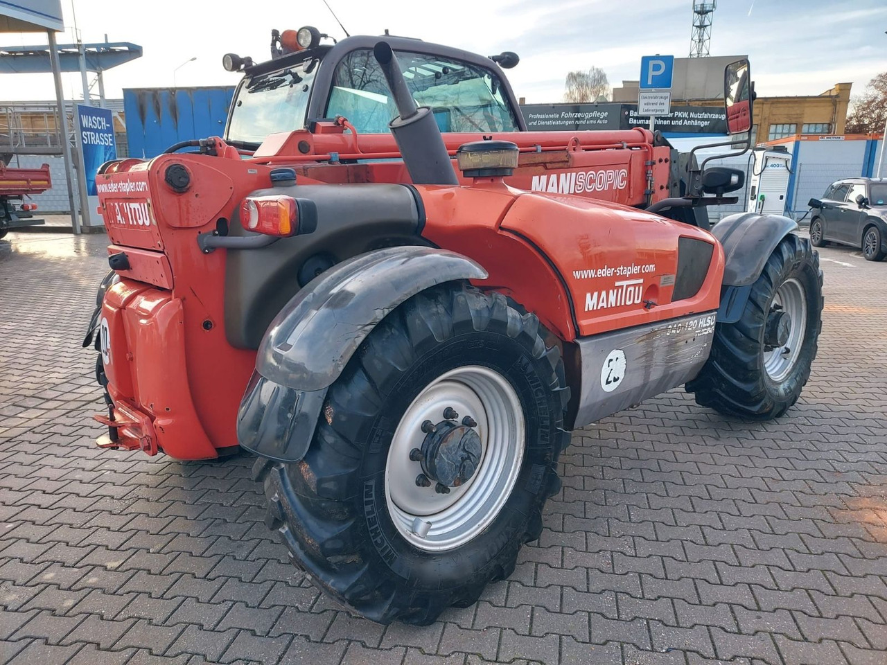 Manitou MT 1260 4X4 BJ. 2015 3000 std. Gabel + Schaufel - Wheel loader: gambar 1 Manitou MT 1260 4X4 BJ. 2015 3000 std. Gabel + Schaufel - Wheel loader: gambar 1