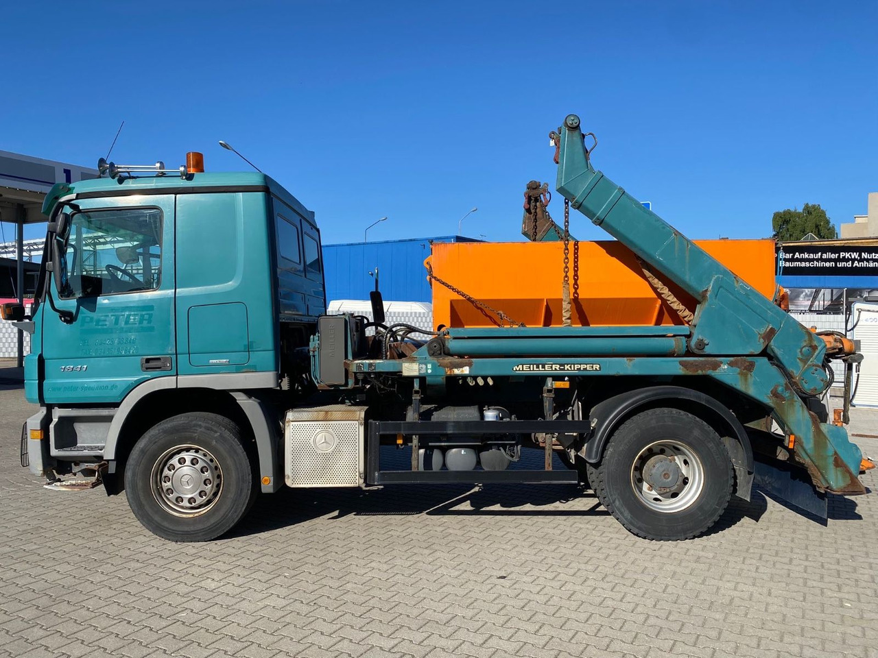 Truk jungkit Mercedes-Benz Actros 2/3 6-Zyl. 1841 MEILER ABSATZKIPP. WINTER: gambar 6