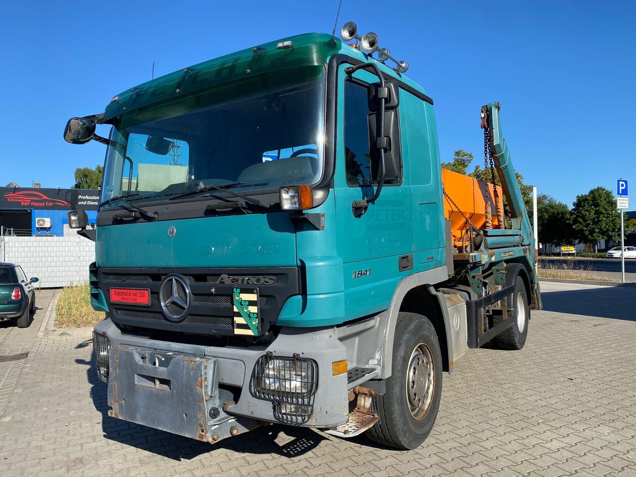 Mercedes-Benz Actros 2/3 6-Zyl. 1841 MEILER ABSATZKIPP. WINTER - Truk jungkit: gambar 1 Mercedes-Benz Actros 2/3 6-Zyl. 1841 MEILER ABSATZKIPP. WINTER - Truk jungkit: gambar 1