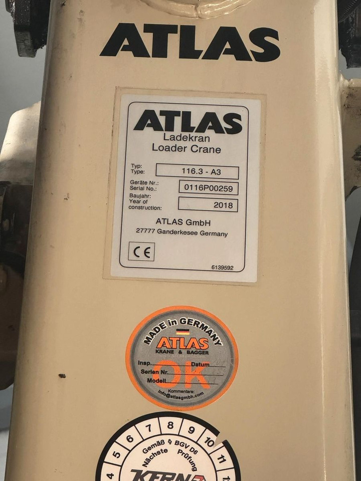 Mercedes-Benz Atego / 1324 MEILLER 4X4 KRAN ATLAS 116.3 Kipper - Truk jungkit, Truk derek: gambar 3 Mercedes-Benz Atego / 1324 MEILLER 4X4 KRAN ATLAS 116.3 Kipper - Truk jungkit, Truk derek: gambar 3