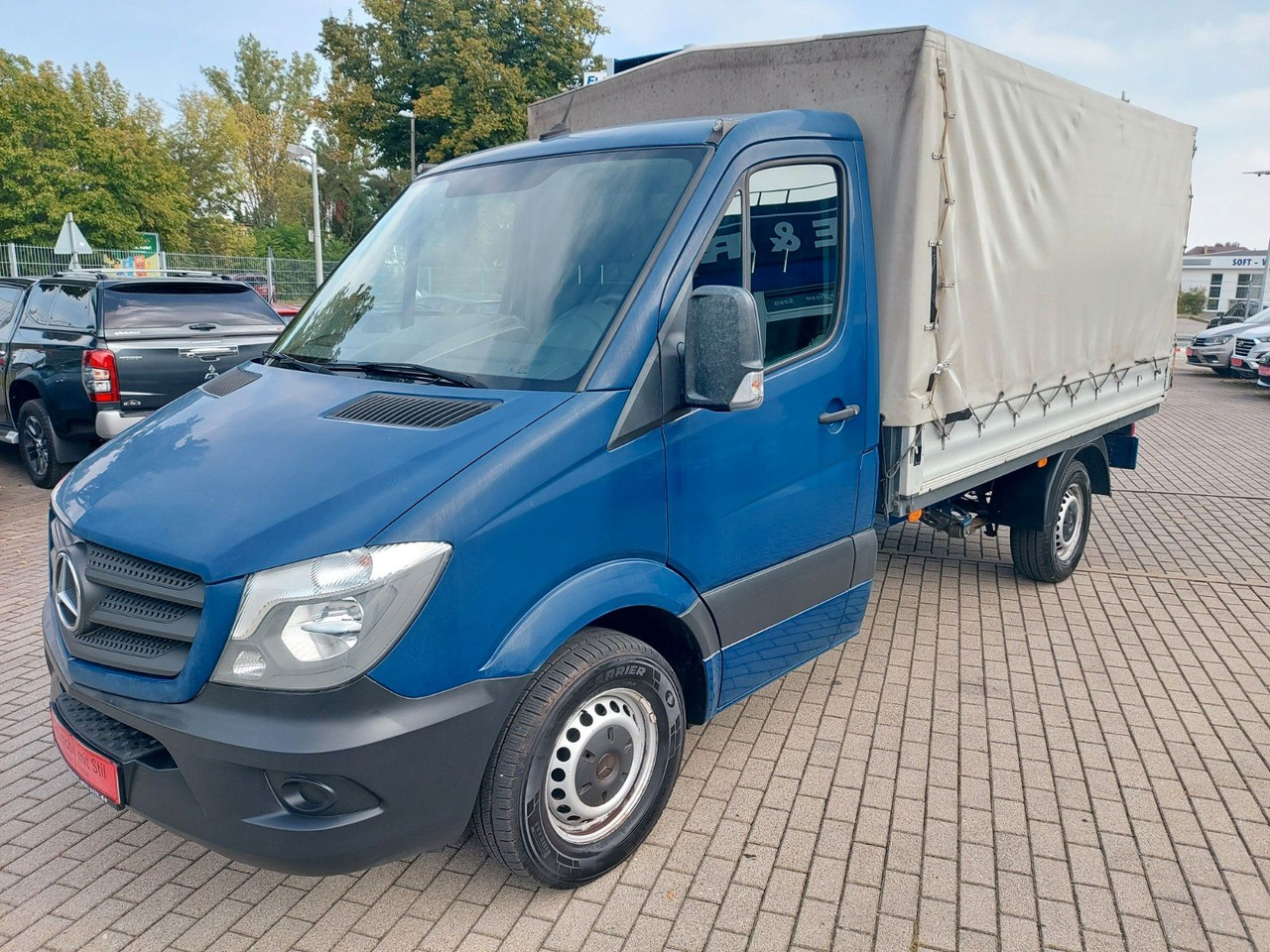 Mercedes-Benz Sprinter II Pritsche 316 Pritsche Plane - Van dengan terpal samping: gambar 3 Mercedes-Benz Sprinter II Pritsche 316 Pritsche Plane - Van dengan terpal samping: gambar 3