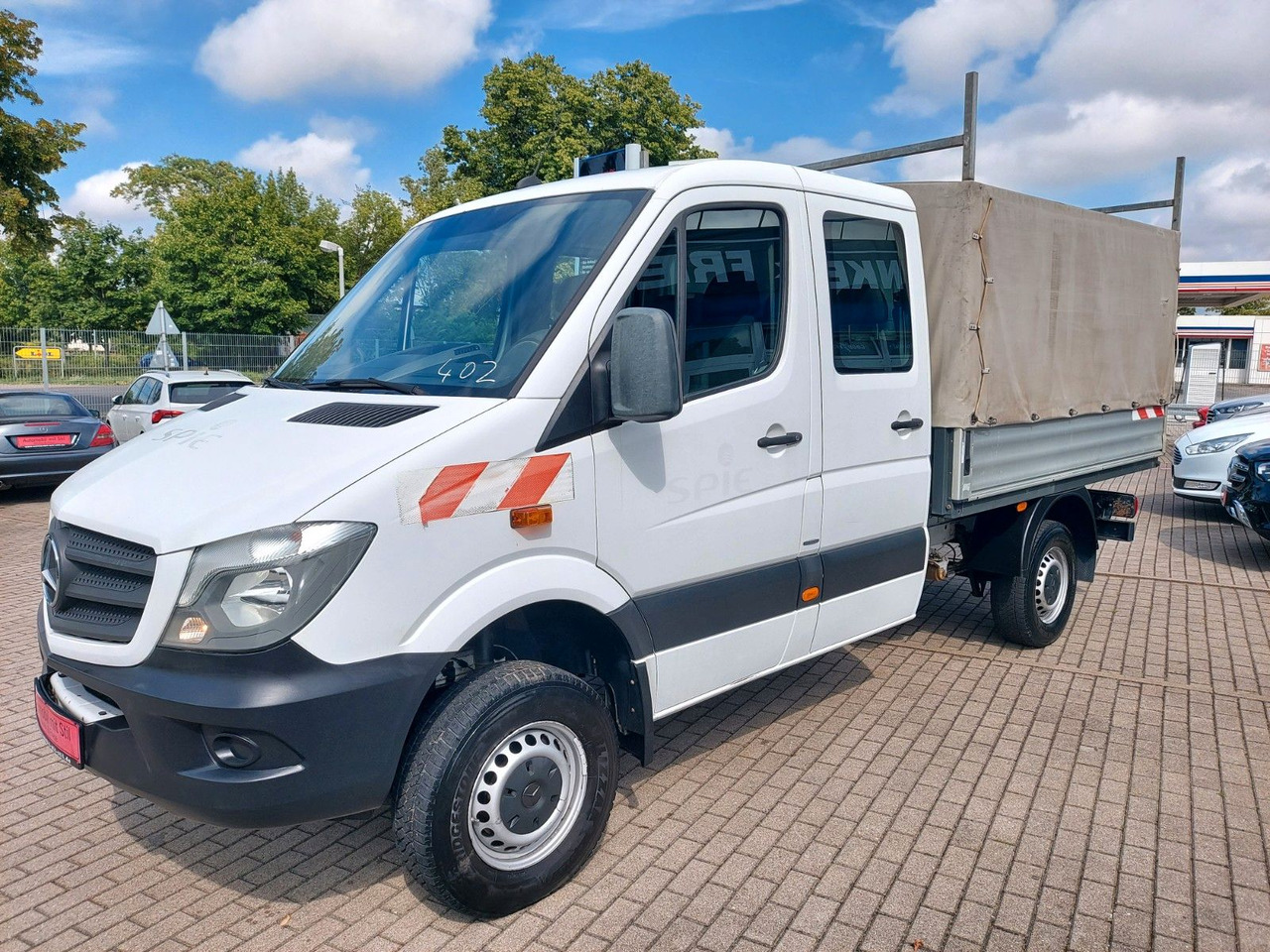 Mercedes-Benz Sprinter II Pritsche DoKa 316 4X4 Klima Standhei - Van dengan terpal samping, Van kombi: gambar 4 Mercedes-Benz Sprinter II Pritsche DoKa 316 4X4 Klima Standhei - Van dengan terpal samping, Van kombi: gambar 4