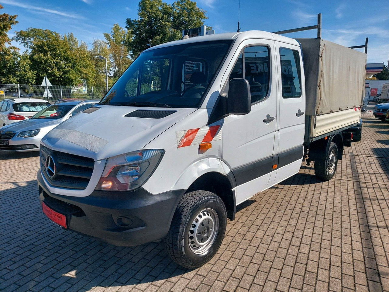 Mercedes-Benz Sprinter II Pritsche DoKa 316 CDI 4X4 Klima - Van dengan terpal samping, Van kombi: gambar 4 Mercedes-Benz Sprinter II Pritsche DoKa 316 CDI 4X4 Klima - Van dengan terpal samping, Van kombi: gambar 4