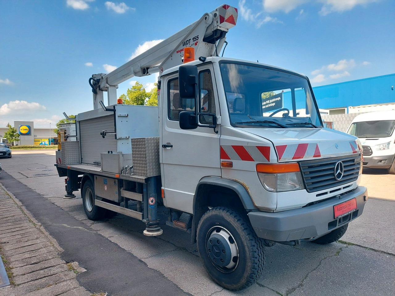 Mercedes-Benz VARIO 814D HUB Steiger WUMAG WDT 155 4X4 ALLRAD - Platform udara yang dipasang di truk: gambar 2 Mercedes-Benz VARIO 814D HUB Steiger WUMAG WDT 155 4X4 ALLRAD - Platform udara yang dipasang di truk: gambar 2