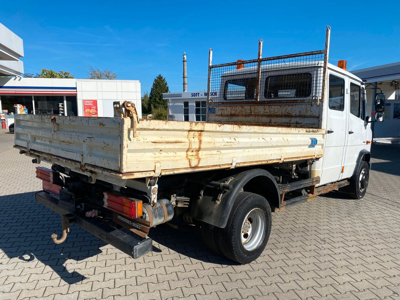 Van jungkit, Van kombi Mercedes-Benz VARIO 816D Doka 3 Seiten Kipper Meiller: gambar 6