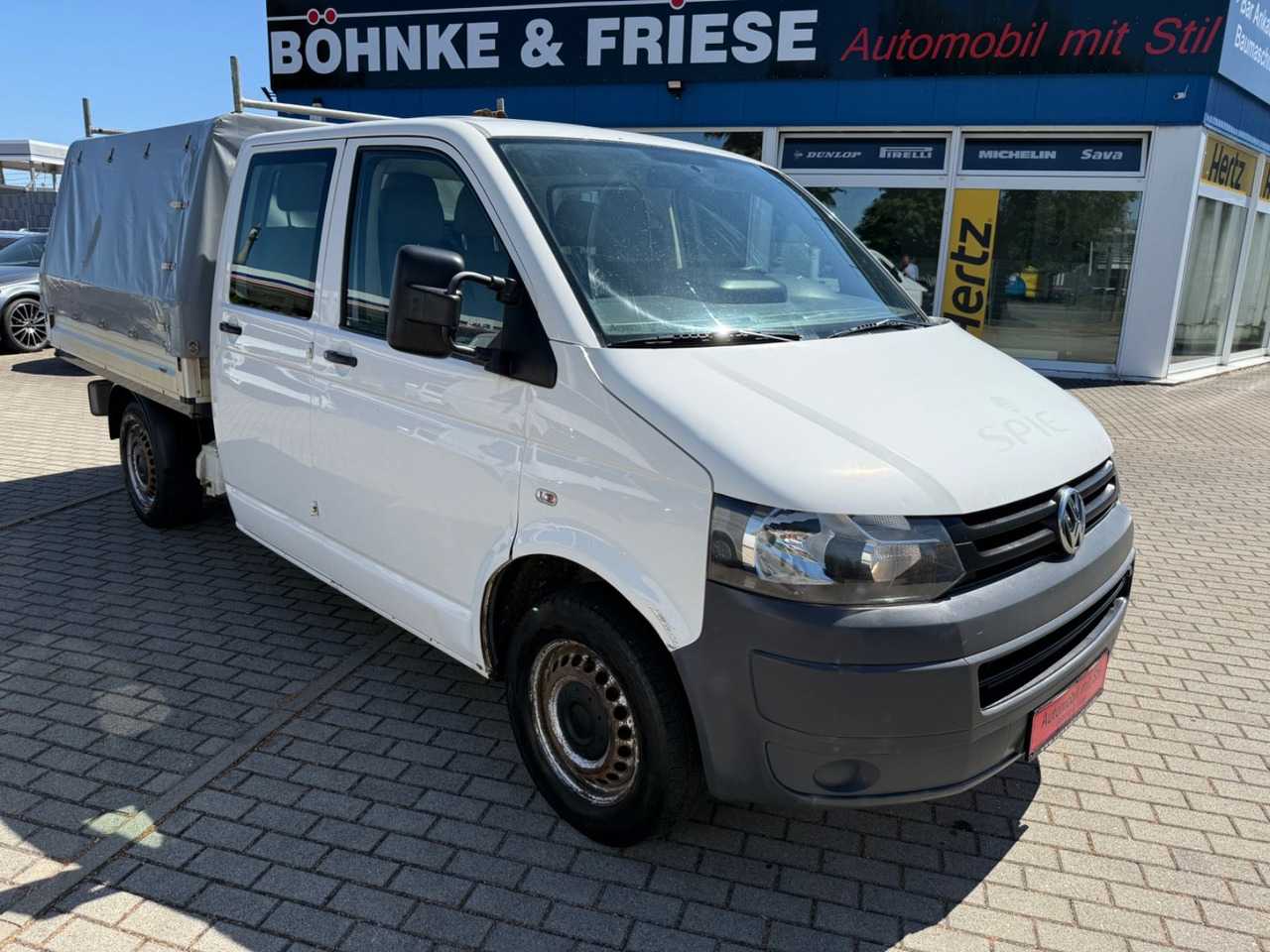 Volkswagen T5 Transporter Pritsche DoKA 4Motion 4x4 Klima - Van dengan terpal samping, Van kombi: gambar 1 Volkswagen T5 Transporter Pritsche DoKA 4Motion 4x4 Klima - Van dengan terpal samping, Van kombi: gambar 1