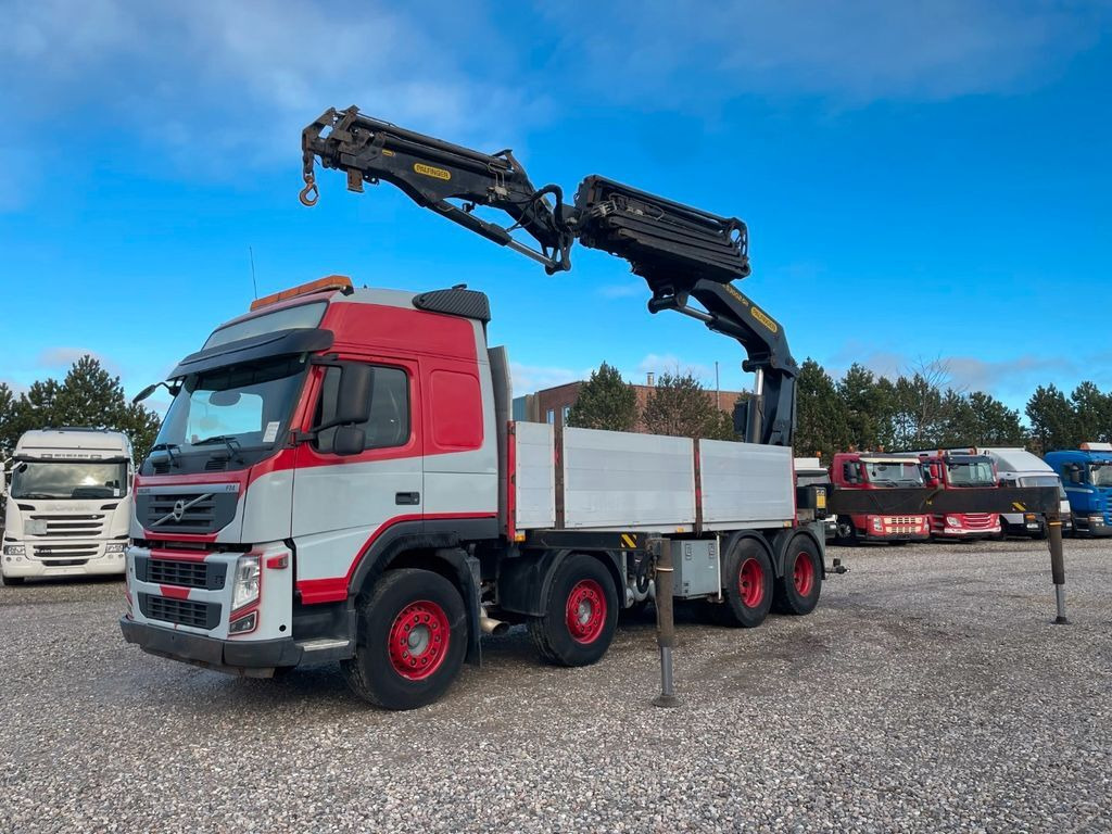Volvo FM 420 8x4 / Crane Palfinger PK53002 SH+ Fly jib - Truk flatbed, Truk derek: gambar 1 Volvo FM 420 8x4 / Crane Palfinger PK53002 SH+ Fly jib - Truk flatbed, Truk derek: gambar 1
