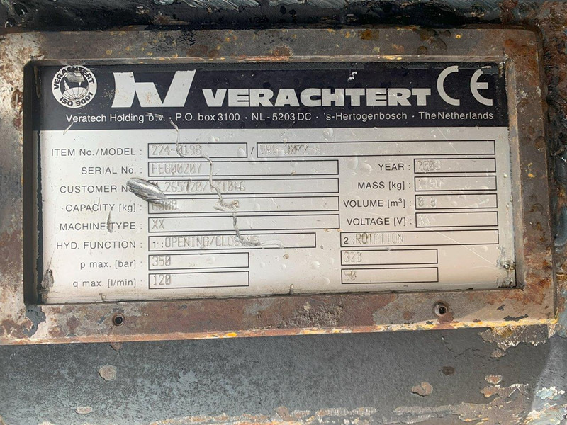 Verachtert VRG30-2 - Grapple: gambar 3 Verachtert VRG30-2 - Grapple: gambar 3