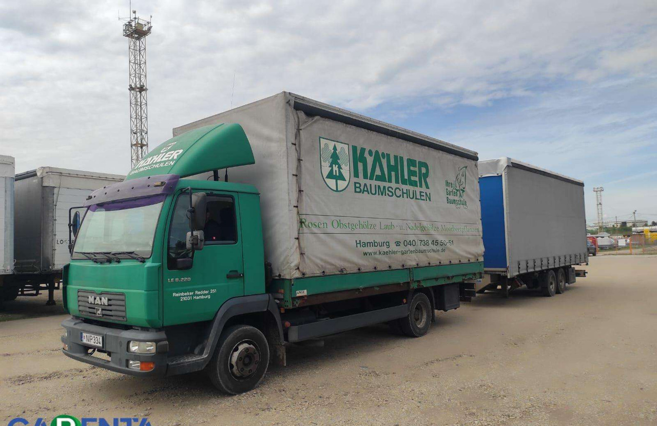 MAN LE8.220 - Truk dengan terpal samping: gambar 1 MAN LE8.220 - Truk dengan terpal samping: gambar 1