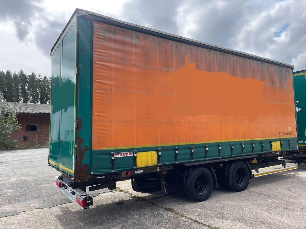 Kotschenreuther TWB 218 Pritsche+Plane/2-Achs/WECON/7,3m/14800kg - Trailer dengan terpal samping: gambar 4 Kotschenreuther TWB 218 Pritsche+Plane/2-Achs/WECON/7,3m/14800kg - Trailer dengan terpal samping: gambar 4