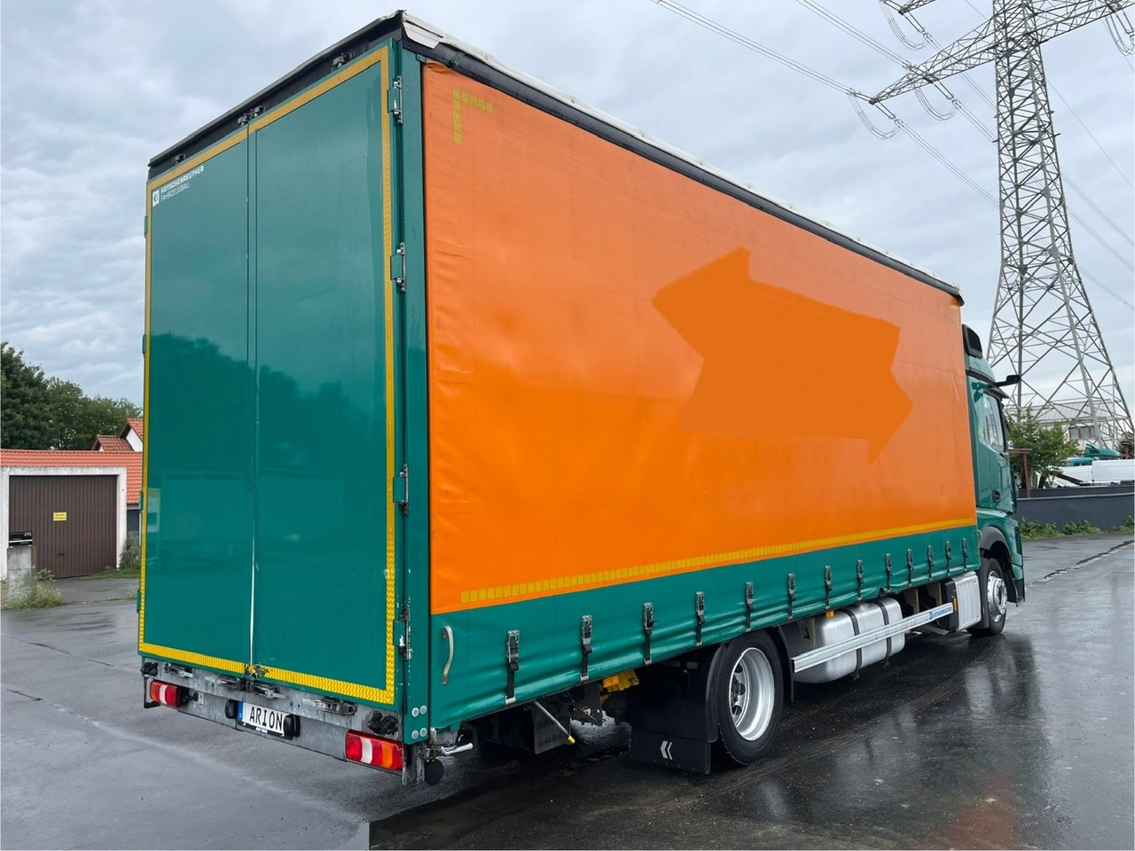 Truk dengan terpal samping Mercedes-Benz Actros 1845 Pritsche+Plane/Retarder/MirrorCams: gambar 8