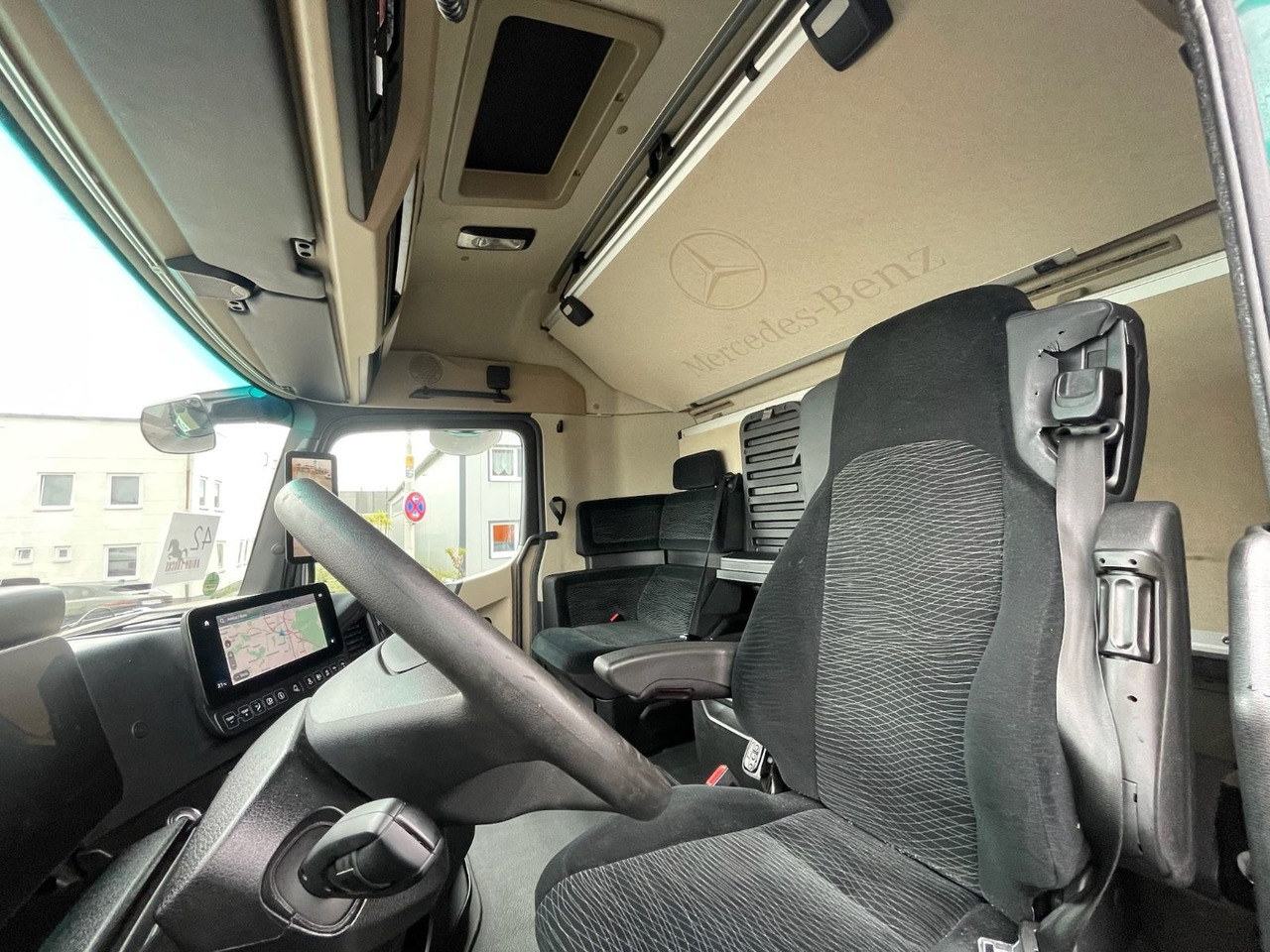Truk dengan terpal samping Mercedes-Benz Actros 1845 Pritsche+Plane/Retarder/MirrorCams: gambar 10