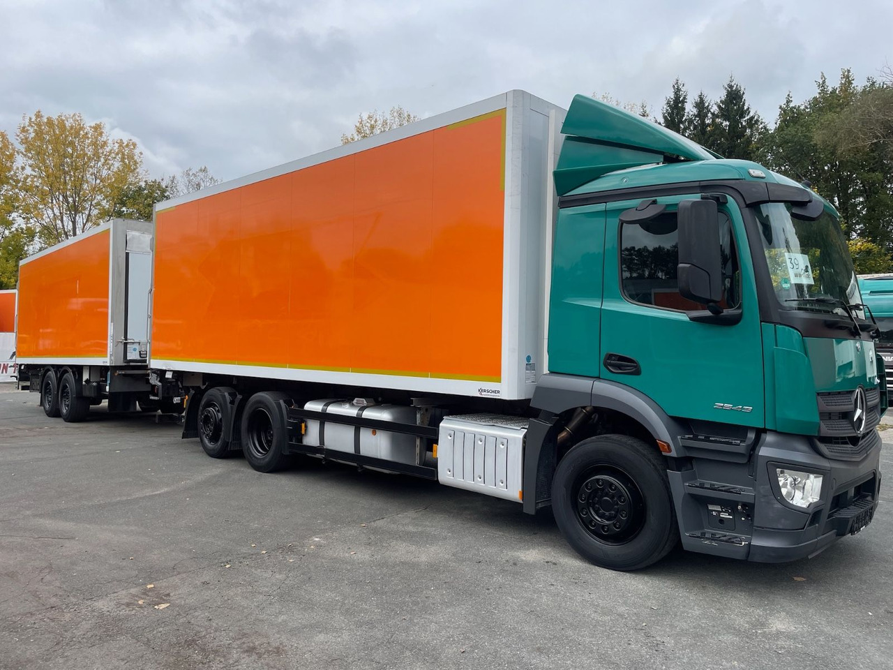 Mercedes-Benz Antos 2543 6x2 Kühlkoffer/CARRIER/NLA/LBW/AC/EU6 - Truk berpendingin: gambar 1 Mercedes-Benz Antos 2543 6x2 Kühlkoffer/CARRIER/NLA/LBW/AC/EU6 - Truk berpendingin: gambar 1