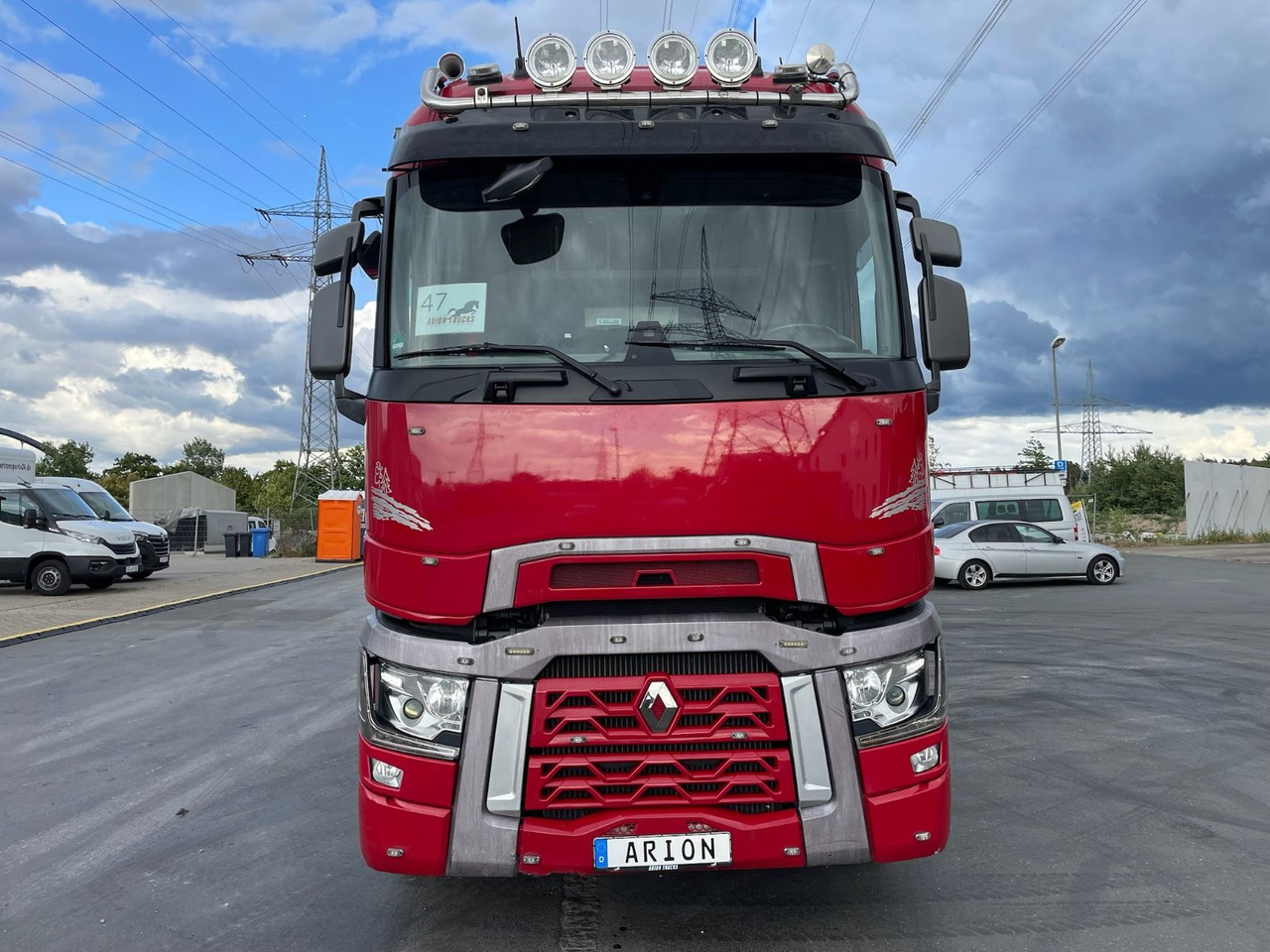 Renault T520 6x2 Kurzholz/PALFINGER/E120Z/VOLVO-ENGINE - Truk logging, Truk derek: gambar 2 Renault T520 6x2 Kurzholz/PALFINGER/E120Z/VOLVO-ENGINE - Truk logging, Truk derek: gambar 2
