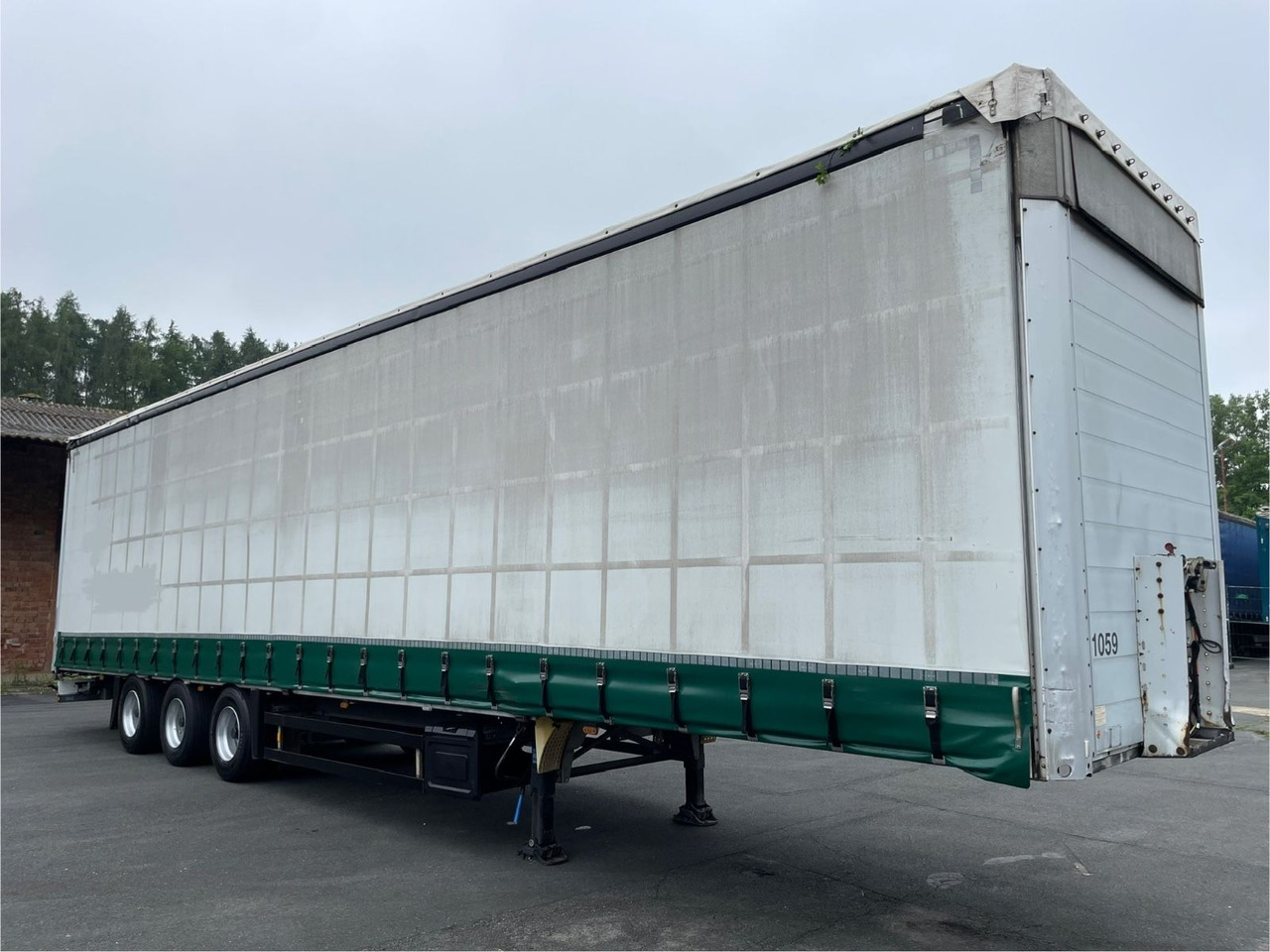 Semi-trailer dengan terpal samping Schmitz Cargobull S01 3-Achs/Pritsche+Plane/13,5m/28100kg-Nutzlast: gambar 1