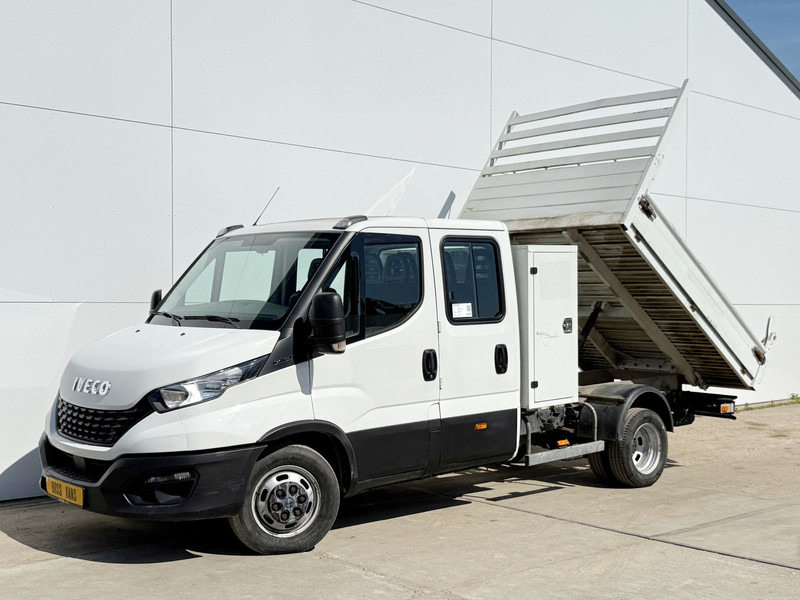 Iveco Daily 35C14 Kipper Dubbele Cabine Dubbellucht Trekhaak Airco Cruise Control Lucht Geveerde Stoel - Van jungkit, Van kombi: gambar 1 Iveco Daily 35C14 Kipper Dubbele Cabine Dubbellucht Trekhaak Airco Cruise Control Lucht Geveerde Stoel - Van jungkit, Van kombi: gambar 1