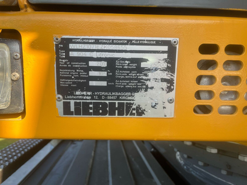 Mesin pengisi Liebherr A 904 C Litronic: gambar 11