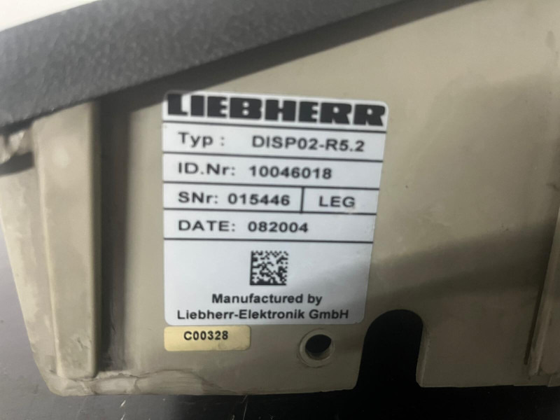 Liebherr DISP02-R5.2 - Dasbor: gambar 2 Liebherr DISP02-R5.2 - Dasbor: gambar 2