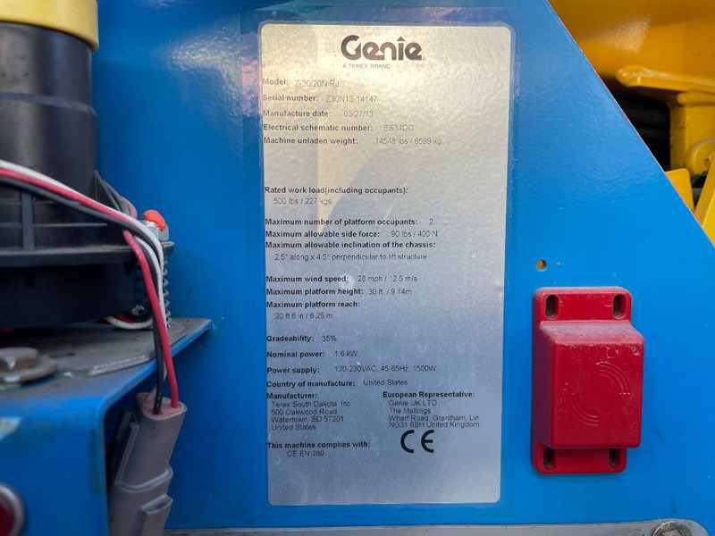 Leasing Genie Z 30/20 N RJ Genie Z 30/20 N RJ: gambar 8