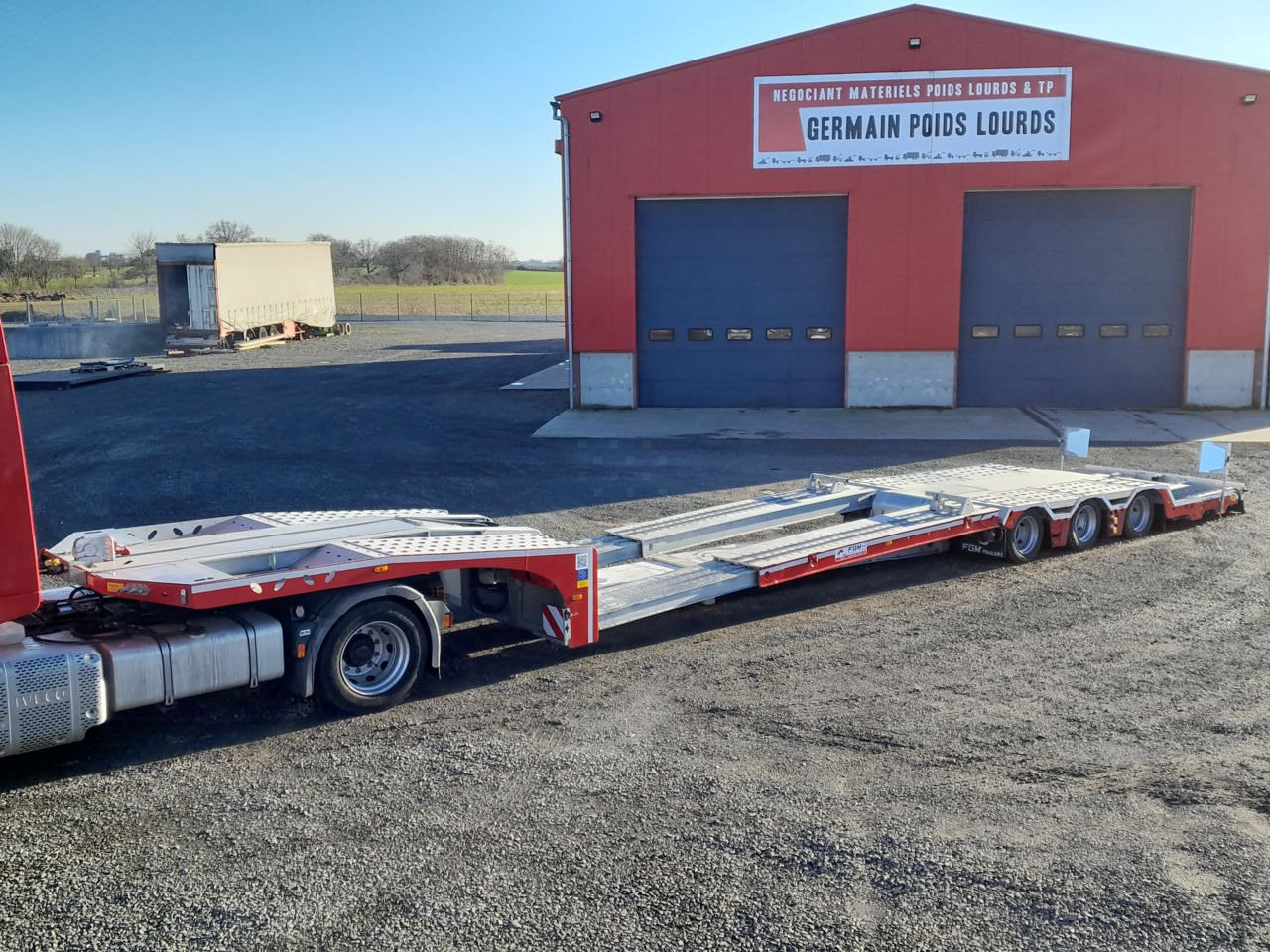 FGM FGM 32 plant carrier / low loader Semi-trailer - Semi-trailer low bed: gambar 1 FGM FGM 32 plant carrier / low loader Semi-trailer - Semi-trailer low bed: gambar 1
