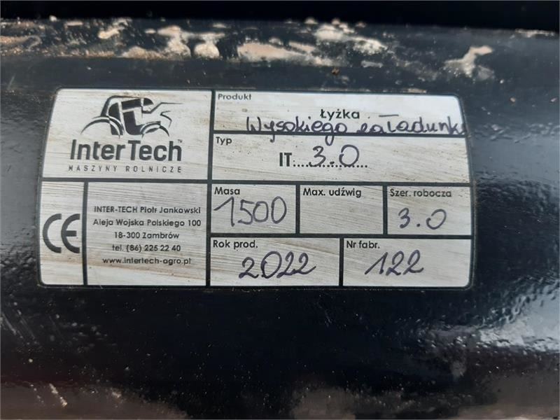 Inter-Tech højtipskovl inter-tech 3 meters - Ember loader: gambar 4 Inter-Tech højtipskovl inter-tech 3 meters - Ember loader: gambar 4