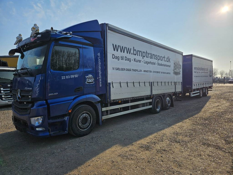 Truk dengan terpal samping Mercedes-Benz Actros 2540 L // Lift // ACC: gambar 14 Truk dengan terpal samping Mercedes-Benz Actros 2540 L // Lift // ACC: gambar 14