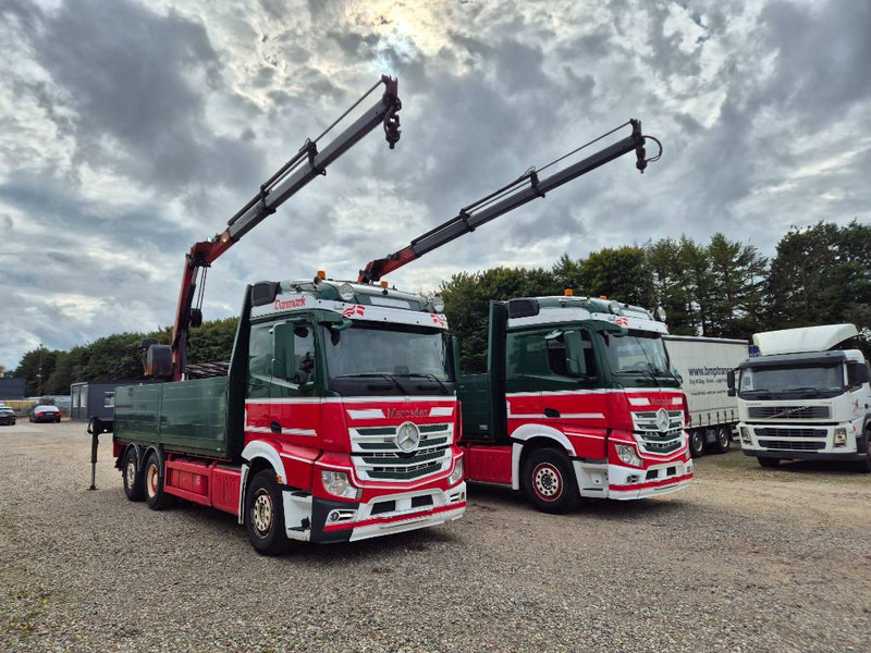 Mercedes-Benz Actros 2551/6x2 // Palfinger 16002 B // 2 x trucks - Truk derek: gambar 1 Mercedes-Benz Actros 2551/6x2 // Palfinger 16002 B // 2 x trucks - Truk derek: gambar 1