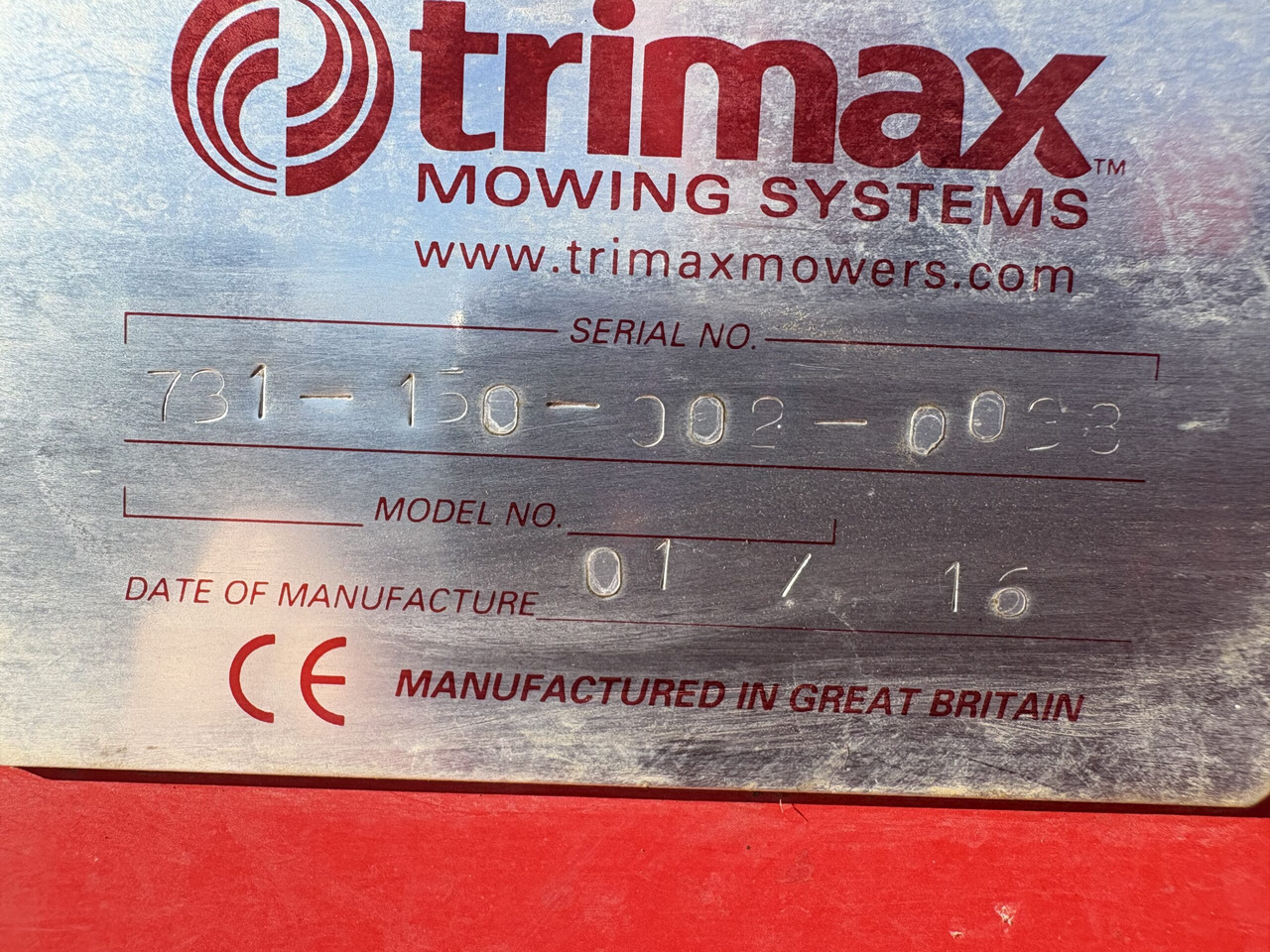 Trimax Striker 150 roller mower - Mesin pemotong rumput: gambar 5 Trimax Striker 150 roller mower - Mesin pemotong rumput: gambar 5