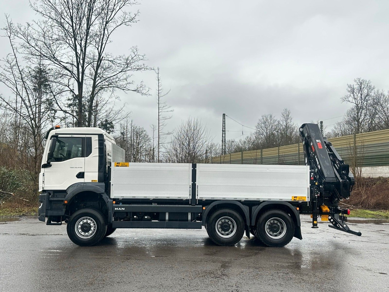 MAN TGS 33.440 6x6 Kran HIAB X-HiPro 302 E 6 - Truk flatbed, Truk derek: gambar 4 MAN TGS 33.440 6x6 Kran HIAB X-HiPro 302 E 6 - Truk flatbed, Truk derek: gambar 4