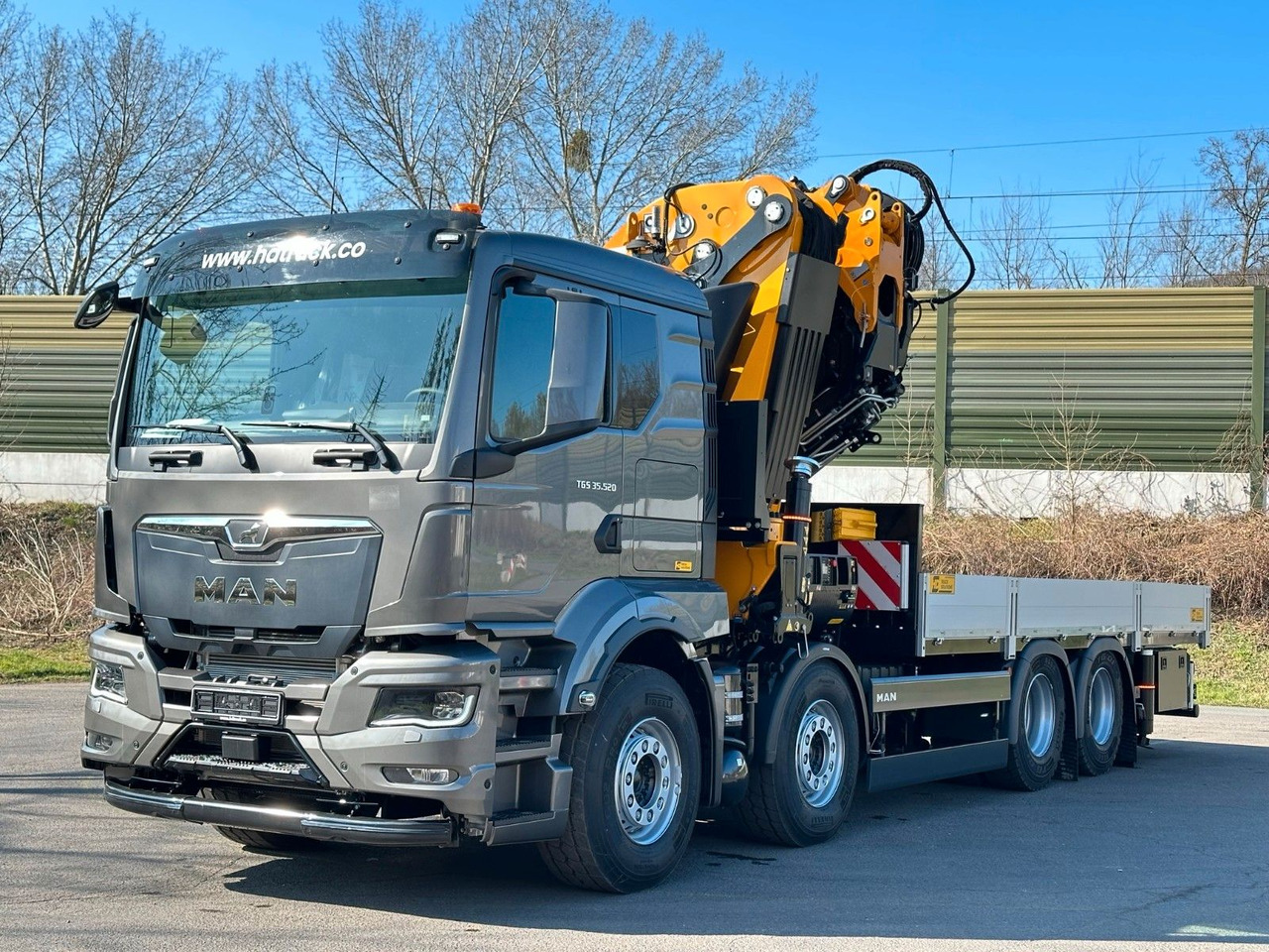 MAN TGS 35.520 8X4 TG 3 EFFER 955-8s +Jib 6sAUTOKRAN - Truk flatbed, Truk derek: gambar 5 MAN TGS 35.520 8X4 TG 3 EFFER 955-8s +Jib 6sAUTOKRAN - Truk flatbed, Truk derek: gambar 5
