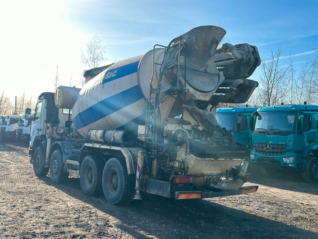 Truk pompa beton Volvo FM380 8X4 CIFA 28m Fahrmischer Pumpe: gambar 22