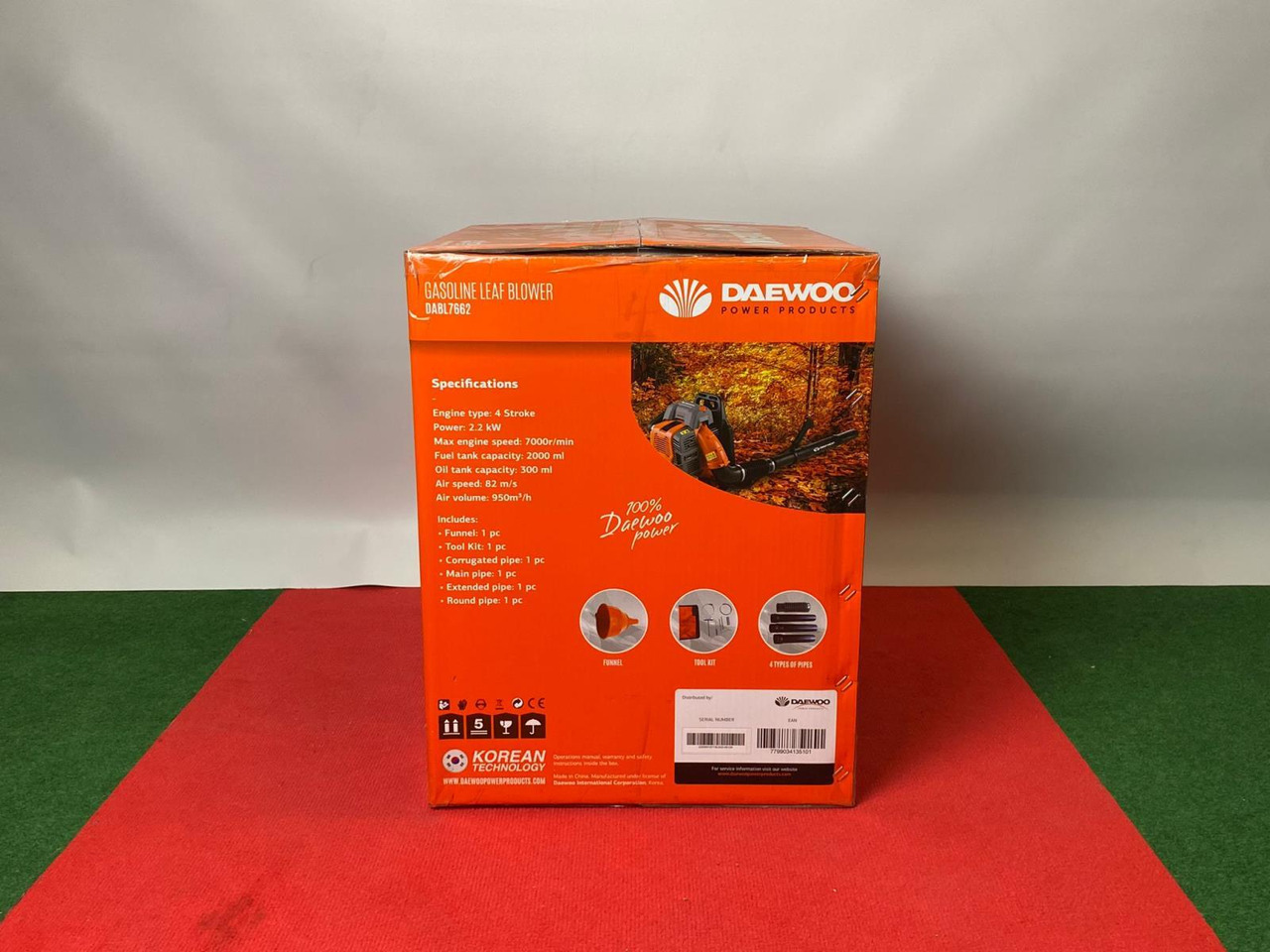 Daewoo DABL7662 Benzine Bladblazer - Mesin pembersih: gambar 3 Daewoo DABL7662 Benzine Bladblazer - Mesin pembersih: gambar 3