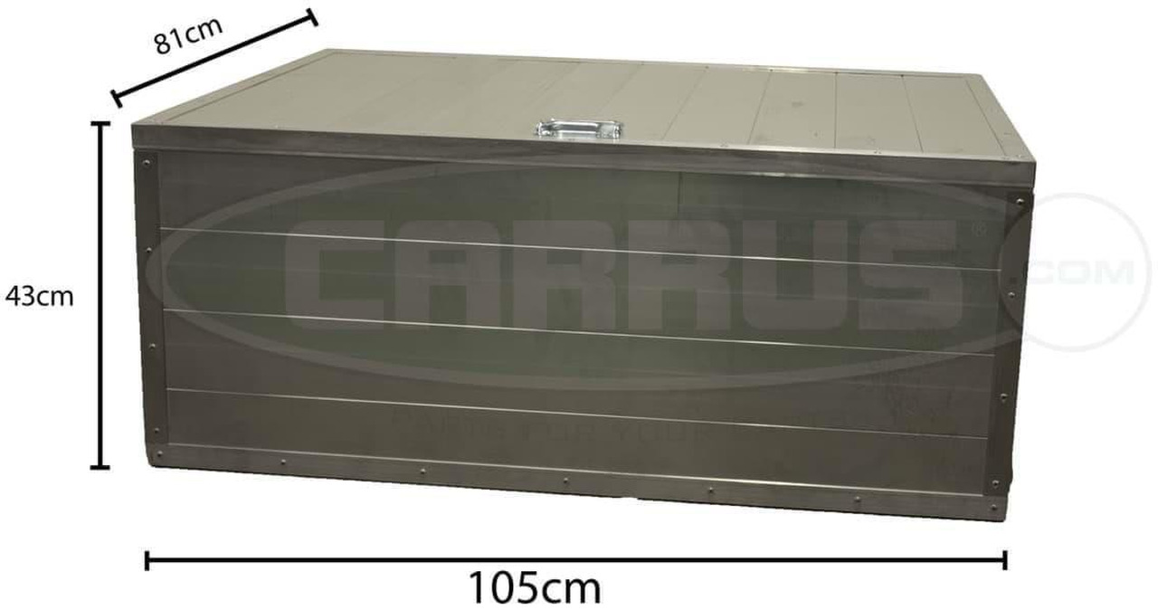 2x Aluminium Cargo Box – Universeel - Suku cadang untuk Kereta golf: gambar 2 2x Aluminium Cargo Box – Universeel - Suku cadang untuk Kereta golf: gambar 2