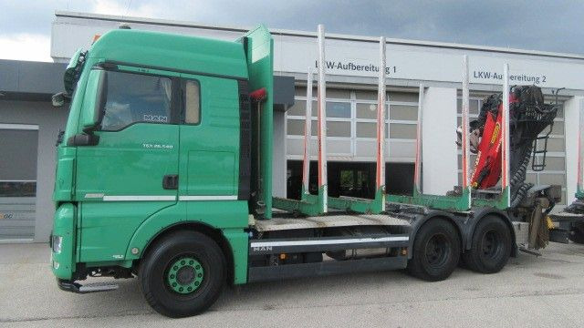MAN TGX 26.540L inkl. 3 Achs-Anhänger - Truk logging, Truk derek: gambar 1 MAN TGX 26.540L inkl. 3 Achs-Anhänger - Truk logging, Truk derek: gambar 1