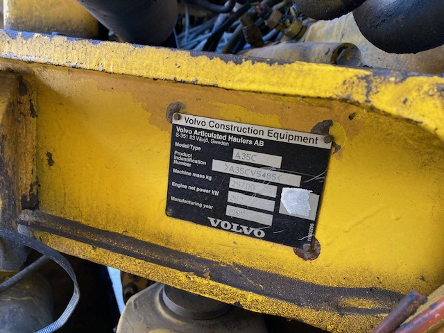 DUMPER VOLVO A35 C - Tempat sampah artikulasi: gambar 4 DUMPER VOLVO A35 C - Tempat sampah artikulasi: gambar 4