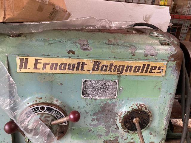 TOUR MECANIQUE ERNAULT BATIGNOLLES - Mesin bubut logam: gambar 2 TOUR MECANIQUE ERNAULT BATIGNOLLES - Mesin bubut logam: gambar 2
