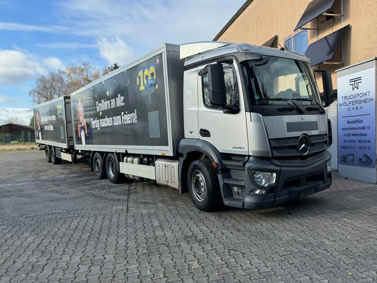 Mercedes-Benz Antos 2540/Durchladbar/2xLBW/Frigoblock - Truk berpendingin: gambar 1 Mercedes-Benz Antos 2540/Durchladbar/2xLBW/Frigoblock - Truk berpendingin: gambar 1