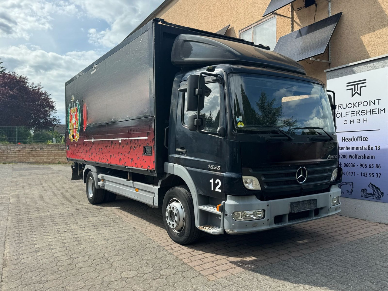 Mercedes-Benz Atego1523/LBW/AHK/Klima/Standh./aus.1Hand - Truk minuman: gambar 1 Mercedes-Benz Atego1523/LBW/AHK/Klima/Standh./aus.1Hand - Truk minuman: gambar 1