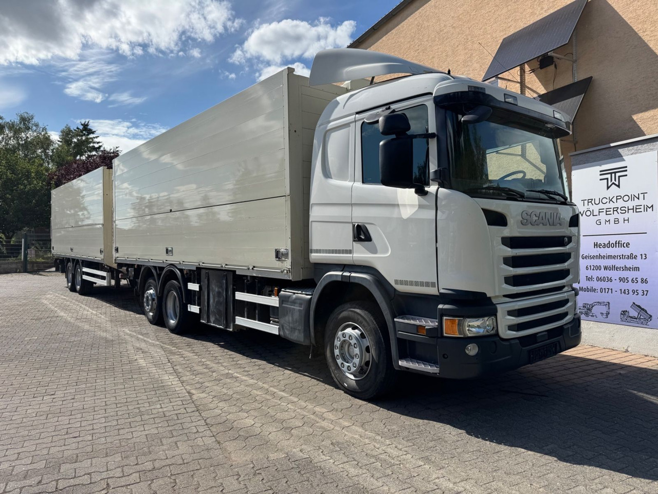 Scania G410/Lenk-Lift/2xLBW/inkl. Anhänger/Tüv-neu - Truk minuman: gambar 1 Scania G410/Lenk-Lift/2xLBW/inkl. Anhänger/Tüv-neu - Truk minuman: gambar 1