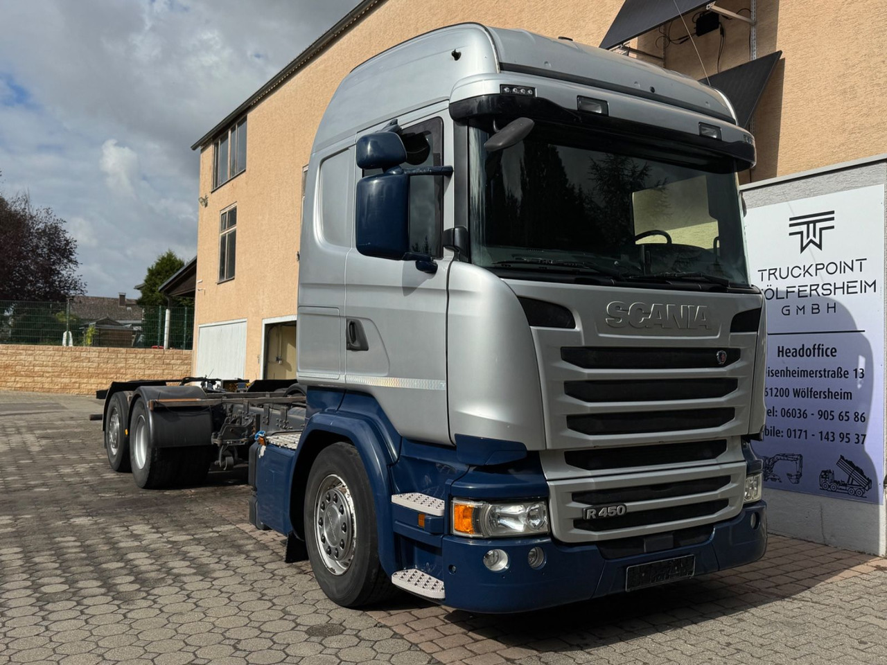 Scania R450/Retarder/Lenk-Lift/Highline - Truk sasis: gambar 1 Scania R450/Retarder/Lenk-Lift/Highline - Truk sasis: gambar 1