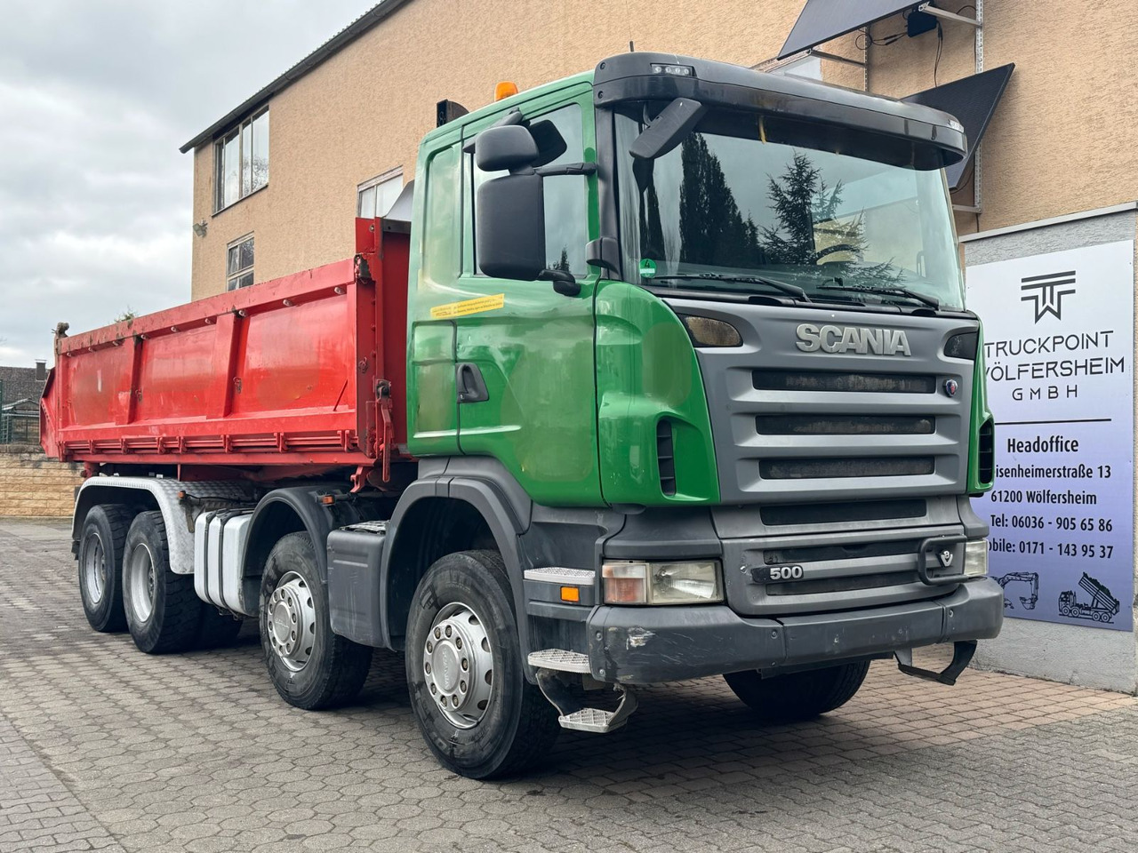 Scania R500/V8/BB/KLIMA/8x4/Dautel/Top-Zustand! - Truk jungkit: gambar 1 Scania R500/V8/BB/KLIMA/8x4/Dautel/Top-Zustand! - Truk jungkit: gambar 1