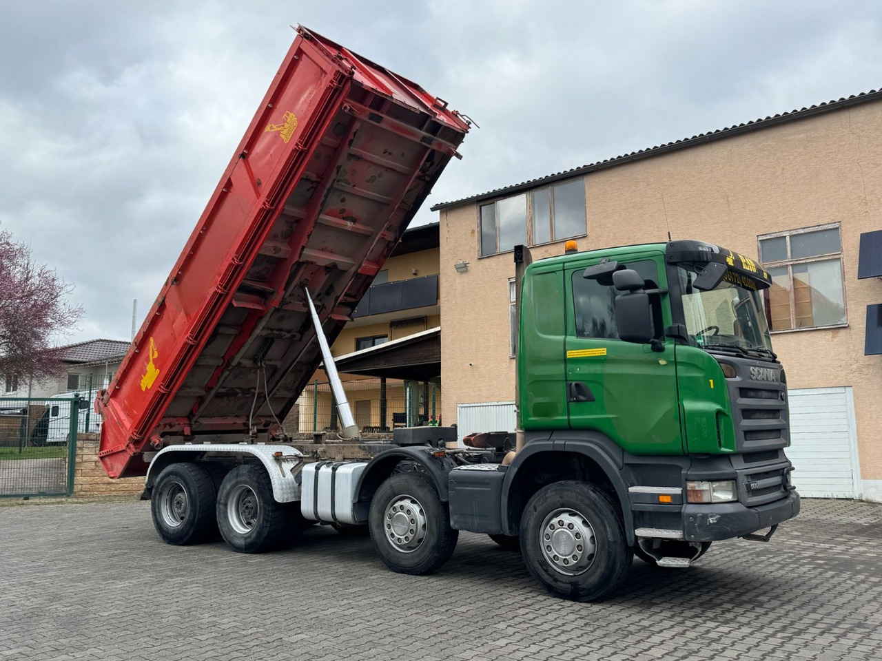 Scania R500/V8/BB/KLIMA/8x4/Dautel/Top-Zustand! - Truk jungkit: gambar 4 Scania R500/V8/BB/KLIMA/8x4/Dautel/Top-Zustand! - Truk jungkit: gambar 4