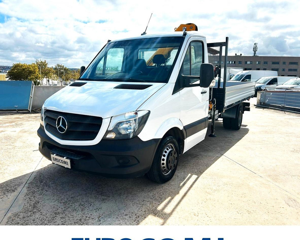Mercedes Benz Sprinter 419 Cassone Fisso + Gru - Van flatbed: gambar 1 Mercedes Benz Sprinter 419 Cassone Fisso + Gru - Van flatbed: gambar 1