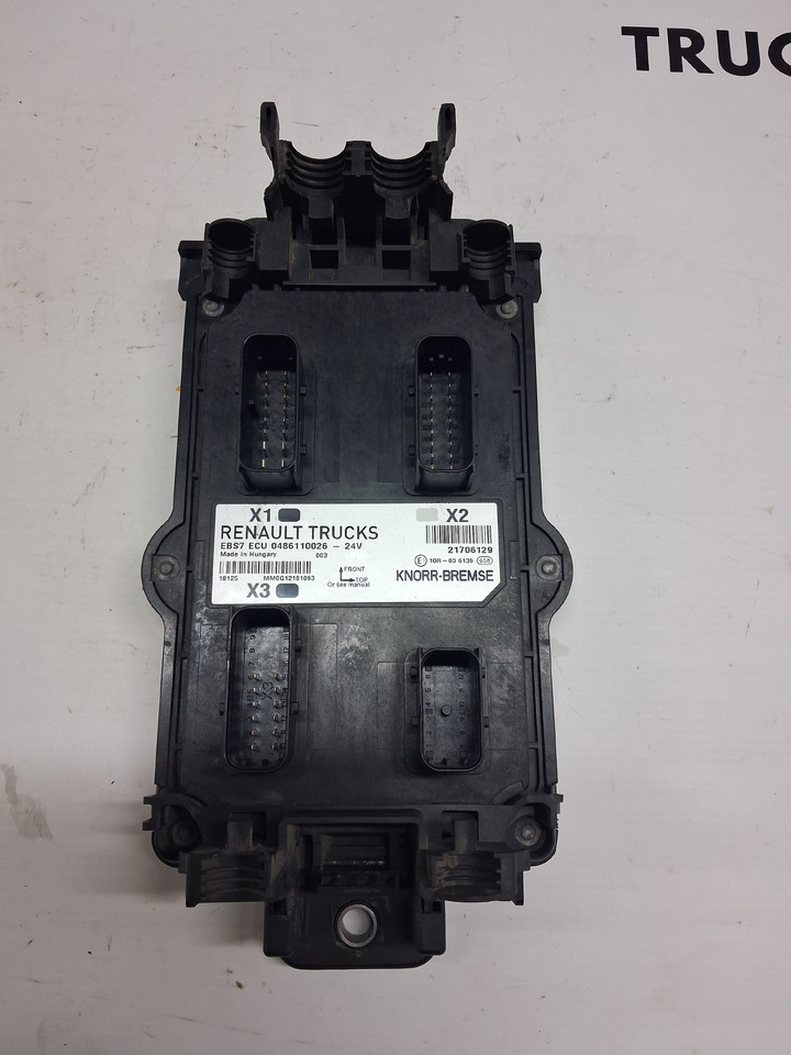 KNORR-BREMSE STEROWNIK MODUŁ EBS7 6x2 RENAULT GAMA T C K 21706129 - Sistem listrik untuk Truk: gambar 2 KNORR-BREMSE STEROWNIK MODUŁ EBS7 6x2 RENAULT GAMA T C K 21706129 - Sistem listrik untuk Truk: gambar 2