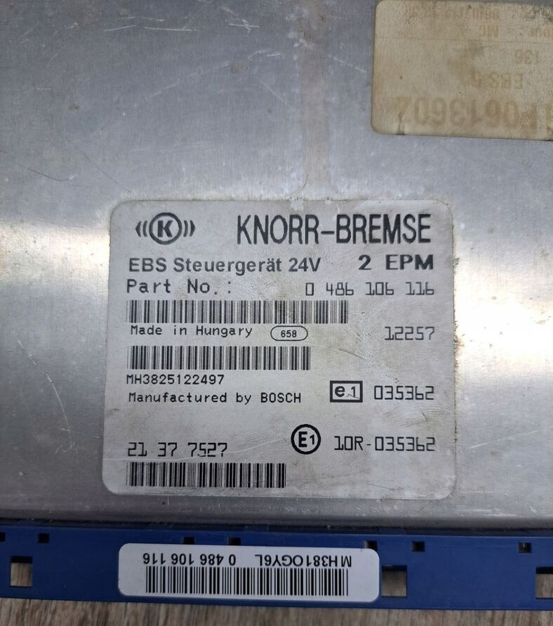 Knorr-Bremse   Renault PREMIUM MAGNUM DXI - ECU untuk Truk: gambar 1 Knorr-Bremse   Renault PREMIUM MAGNUM DXI - ECU untuk Truk: gambar 1