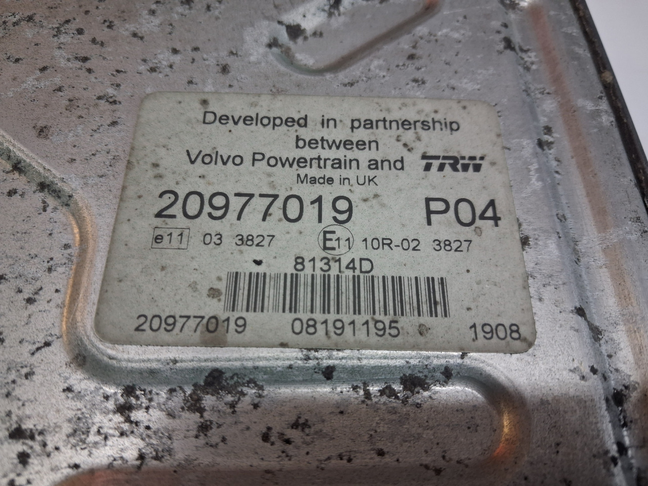 VOLVO KASETA KOMPUTER MODUŁ SILNIKA ECU VOLVO FH FM 13 20977019 P04 - ECU untuk Truk: gambar 4 VOLVO KASETA KOMPUTER MODUŁ SILNIKA ECU VOLVO FH FM 13 20977019 P04 - ECU untuk Truk: gambar 4